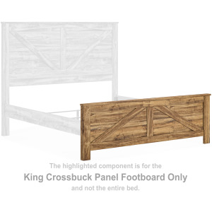 Maystonna King Crossbuck Panel Footboard