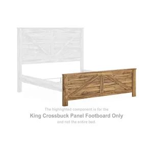 Maystonna King Crossbuck Panel Footboard