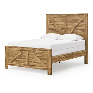 Branstony Queen Crossbuck Panel Bed
