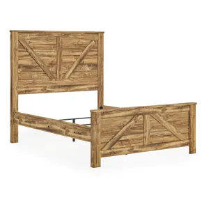 Branstony Queen Crossbuck Panel Bed