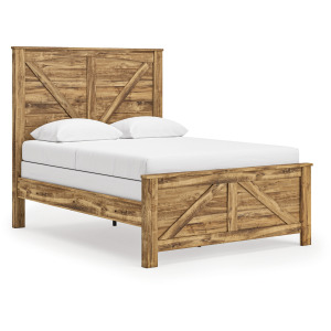 Branstony Queen Crossbuck Panel Bed