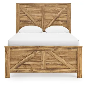 Branstony Queen Crossbuck Panel Bed