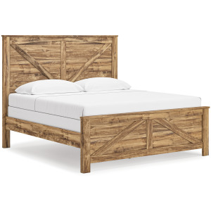 Branstony King Crossbuck Panel Bed
