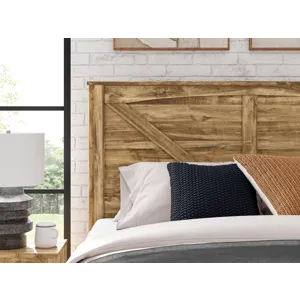 Branstony King Crossbuck Panel Bed
