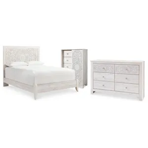 Paxberry Queen Panel Bed, Dresser and Chest