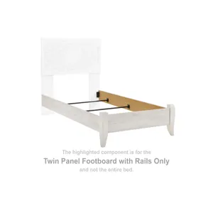Paxberry Twin Panel Footboard with Rails
