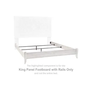 Paxberry King Panel Footboard with Rails