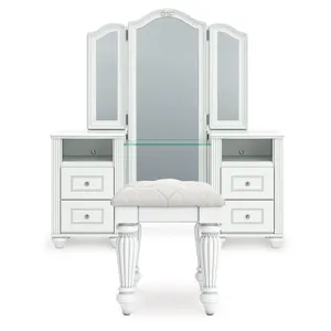 Kozlani Vanity, Mirror and Stool