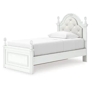 Kozlani Twin Upholstered Panel Storage Bed