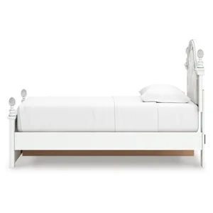 Kozlani Twin Upholstered Panel Storage Bed