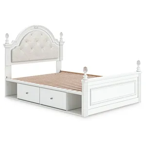 Maylilly Full Upholstered Panel Storage Bed