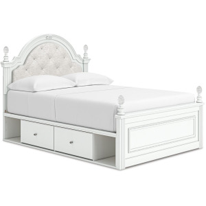 Maylilly Full Upholstered Panel Bed with Storage