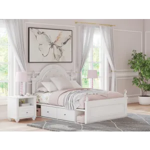 Maylilly Full Upholstered Panel Storage Bed