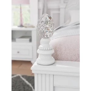 Kozlani Full Upholstered Panel Bed, Dresser and Mirror