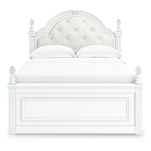 Kozlani Full Upholstered Panel Bed, Dresser and Mirror