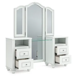 Kozlani Vanity, Mirror and Stool