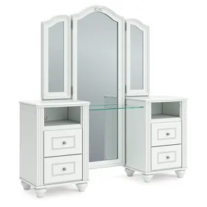 Kozlani Vanity, Mirror and Stool