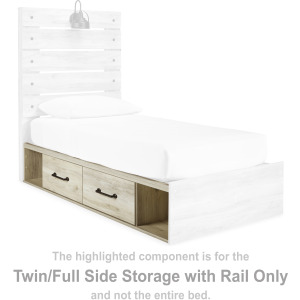 Cambeck Twin/Full Side Storage with Rail