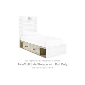 Cambeck Twin/Full Side Storage with Rail