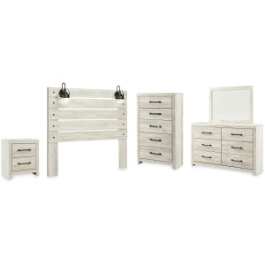 Cambeck Queen Panel Headboard, Dresser, Mirror and Nightstand