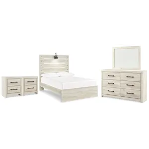 Cambeck Full Panel Bed, Dresser, Mirror and 2 Nightstands