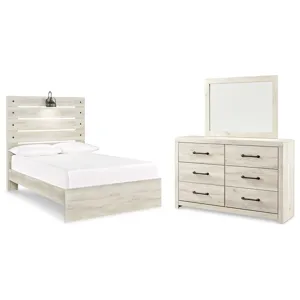 Cambeck Full Panel Bed, Dresser and Mirror