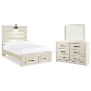 Cambeck Full Storage Bed, Dresser and Mirror