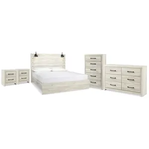Cambeck King Panel Bed, Dresser, Chest and 2 Nightstands