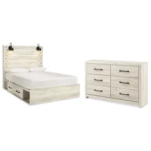 Cambeck Queen Panel Bed with Storage and Dresser