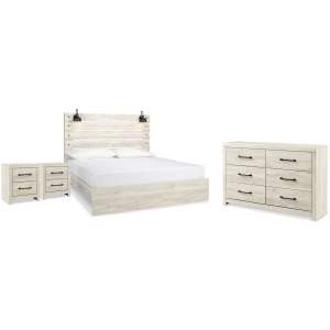 Cambeck King Panel Bed, Dresser and 2 Nightstands