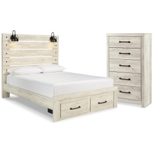 Cambeck Queen Panel Storage Bed and Chest