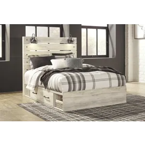 Cambeck Queen Panel Bed with Storage, Dresser and 2 Nightstands