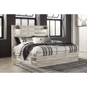 Cambeck King Panel Storage Bed, Dresser and 2 Nightstands