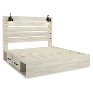 Cambeck King Panel Storage Bed, Dresser and Nightstand