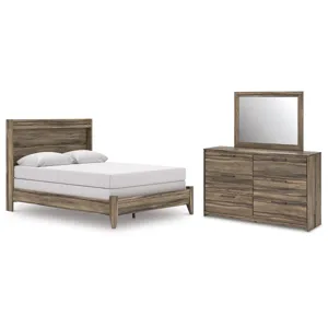 Elbrim Queen Panel Bed, Dresser and Mirror