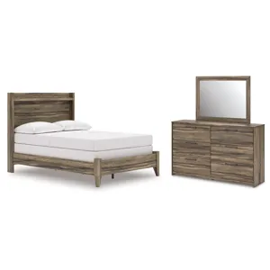 Elbrim Full Panel Bed, Dresser and Mirror