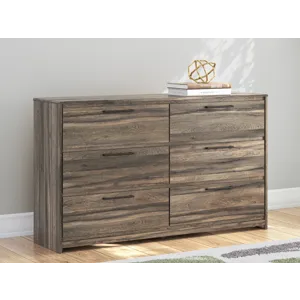 Elbrim King Panel Storage Bed, Dresser and Nightstand