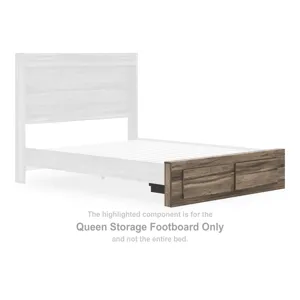 Elbrim Queen Storage Footboard