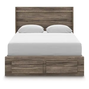 Elbrim Queen Panel Storage Bed, Dresser and Mirror