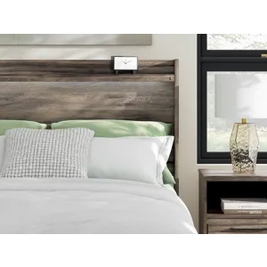 Elbrim Queen Panel Storage Bed, Dresser and Mirror