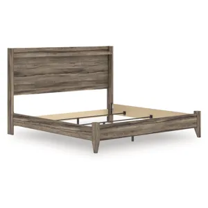 Elbrim King Panel Bed, Dresser, Mirror and Nightstand