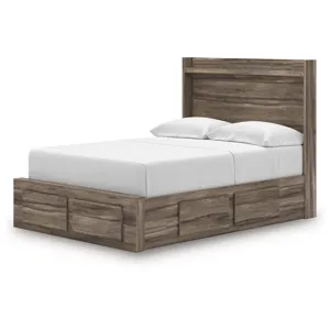 Elbrim Full Panel Storage Bed, Dresser and Mirror