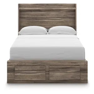 Elbrim Full Panel Storage Bed, Dresser and Mirror