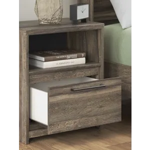 Elbrim King Panel Bed, Dresser, Mirror and Nightstand