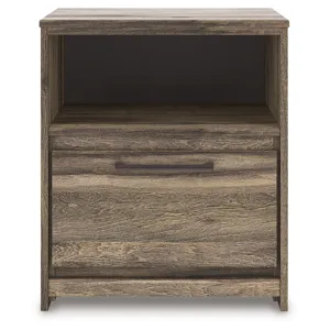 Elbrim Queen Panel Storage Bed, Dresser and Nightstand