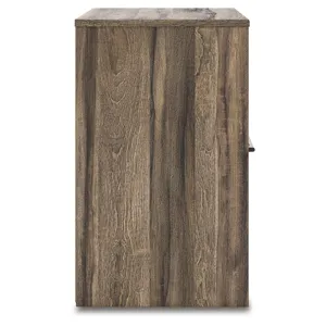 Elbrim Queen Panel Storage Bed, Dresser and Nightstand