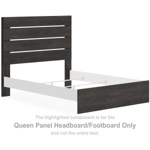 Delmorta Queen Panel Headboard/Footboard