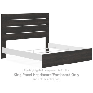 Hollivern King Panel Headboard/Footboard