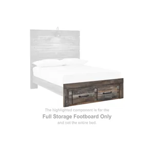 Drystan Full Storage Footboard