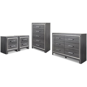 Lodanna Dresser, Chest and Nightstand